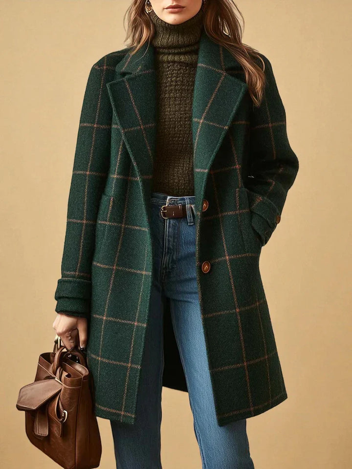 CORALIE CHECKERED COAT